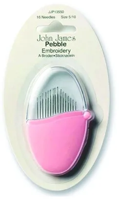 John James Pebbles Assorterede Broderinåle Str. 5/10 16 stk.