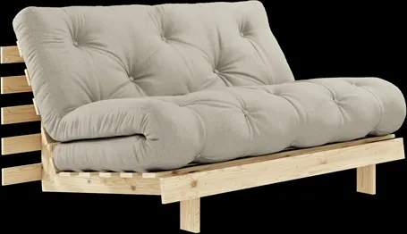 Karup Design Roots Sovesofa M. Madras 140x200 914 Linen/Fyrretræ